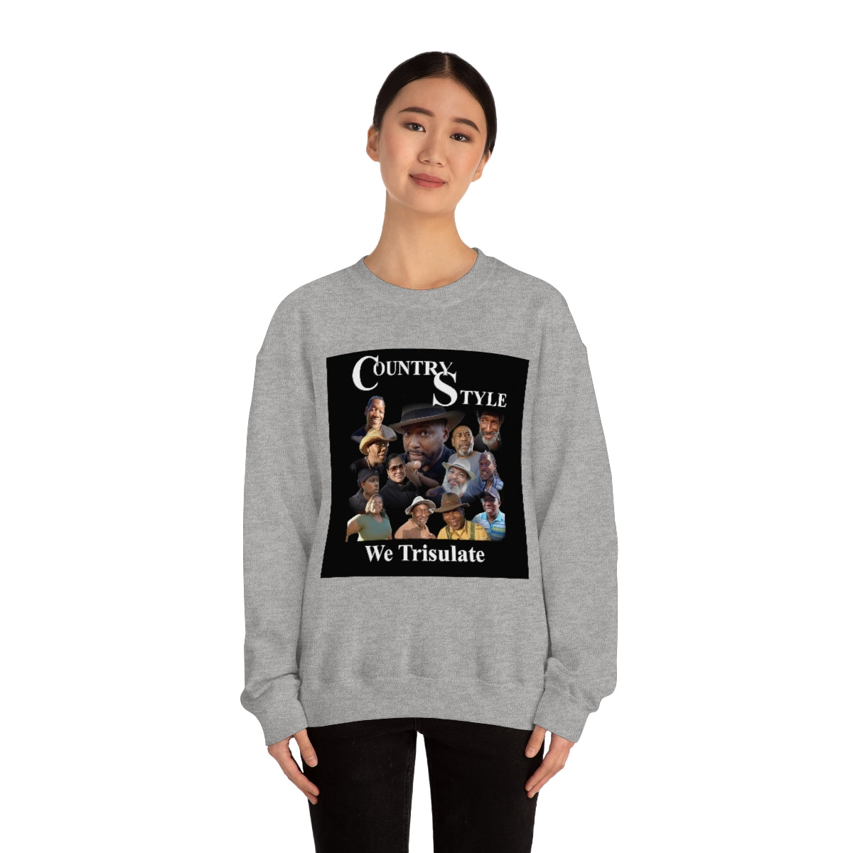 COUNTRY STYLE FAMILY  Unisex Heavy Blend™ Crewneck Sweatshirt