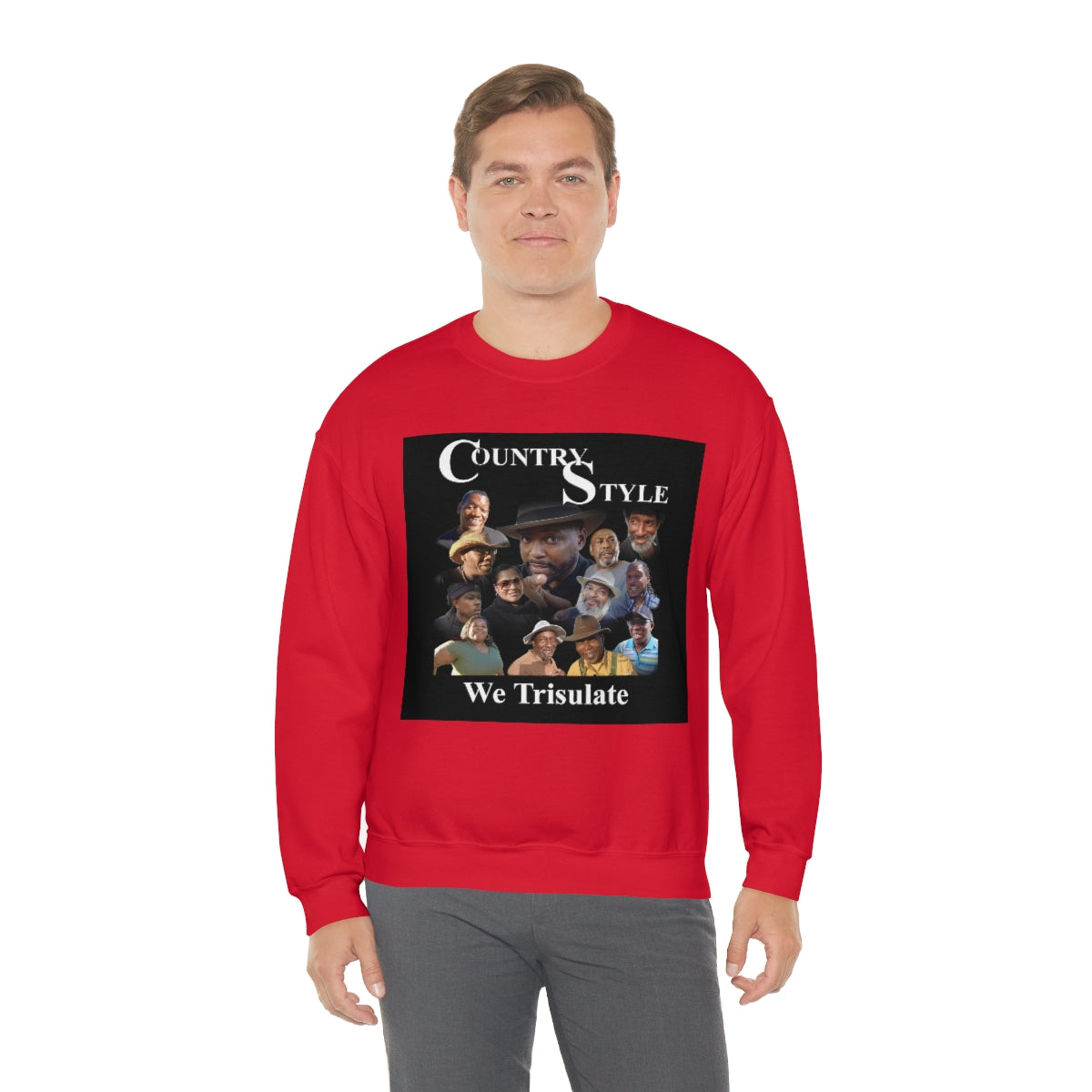 COUNTRY STYLE FAMILY  Unisex Heavy Blend™ Crewneck Sweatshirt