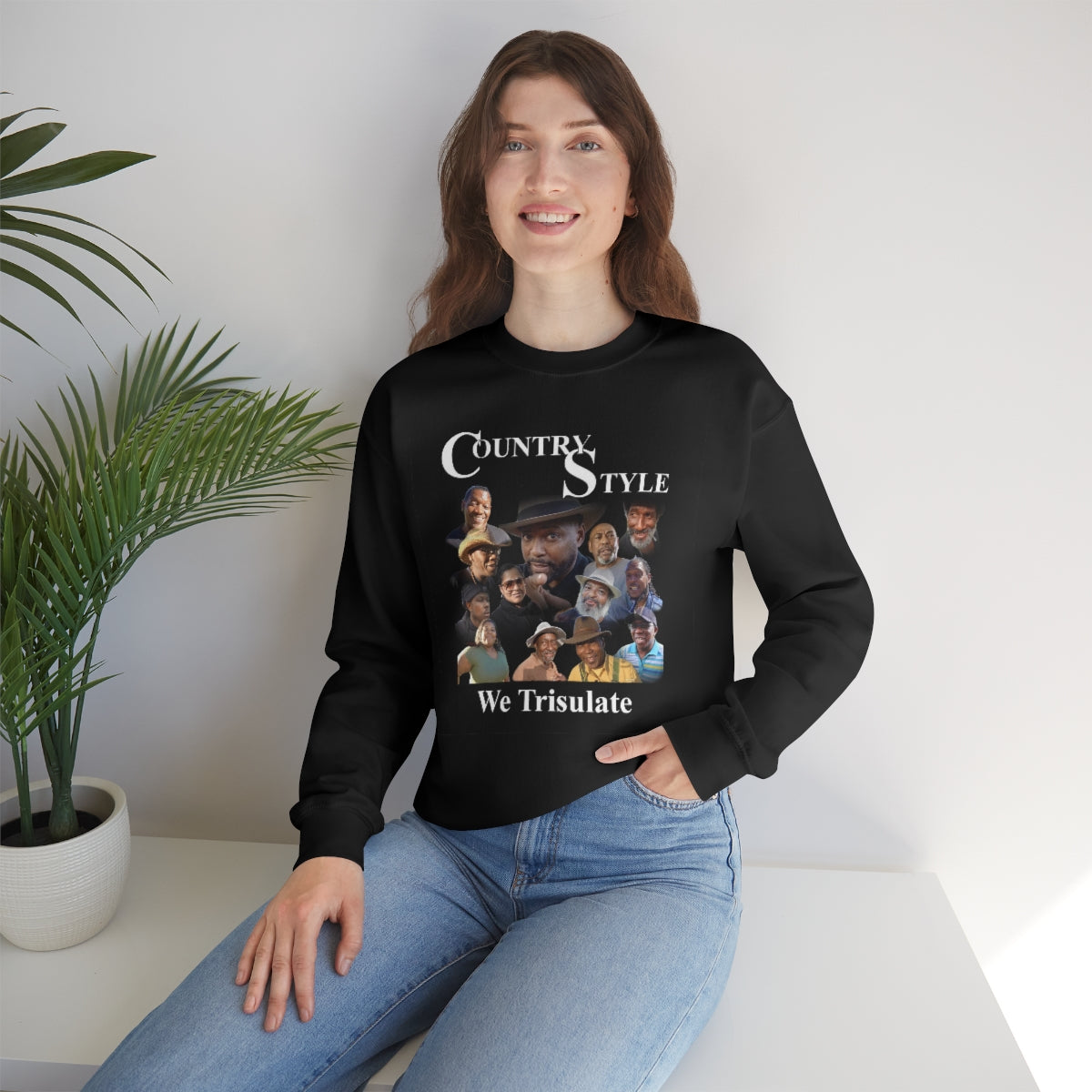 COUNTRY STYLE FAMILY  Unisex Heavy Blend™ Crewneck Sweatshirt