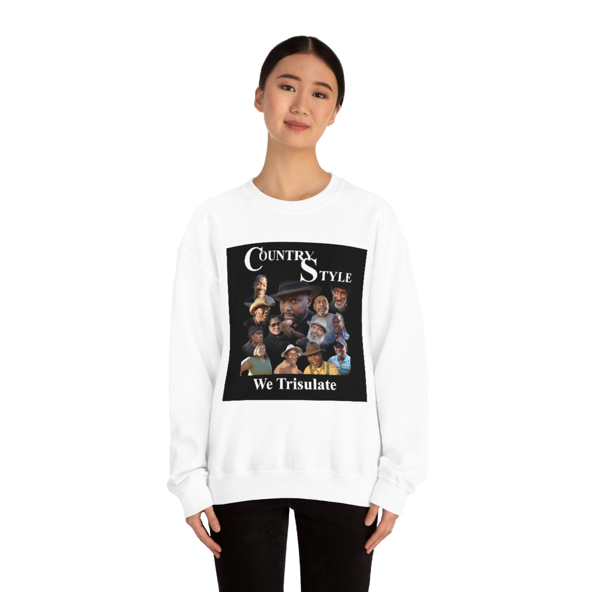 COUNTRY STYLE FAMILY  Unisex Heavy Blend™ Crewneck Sweatshirt