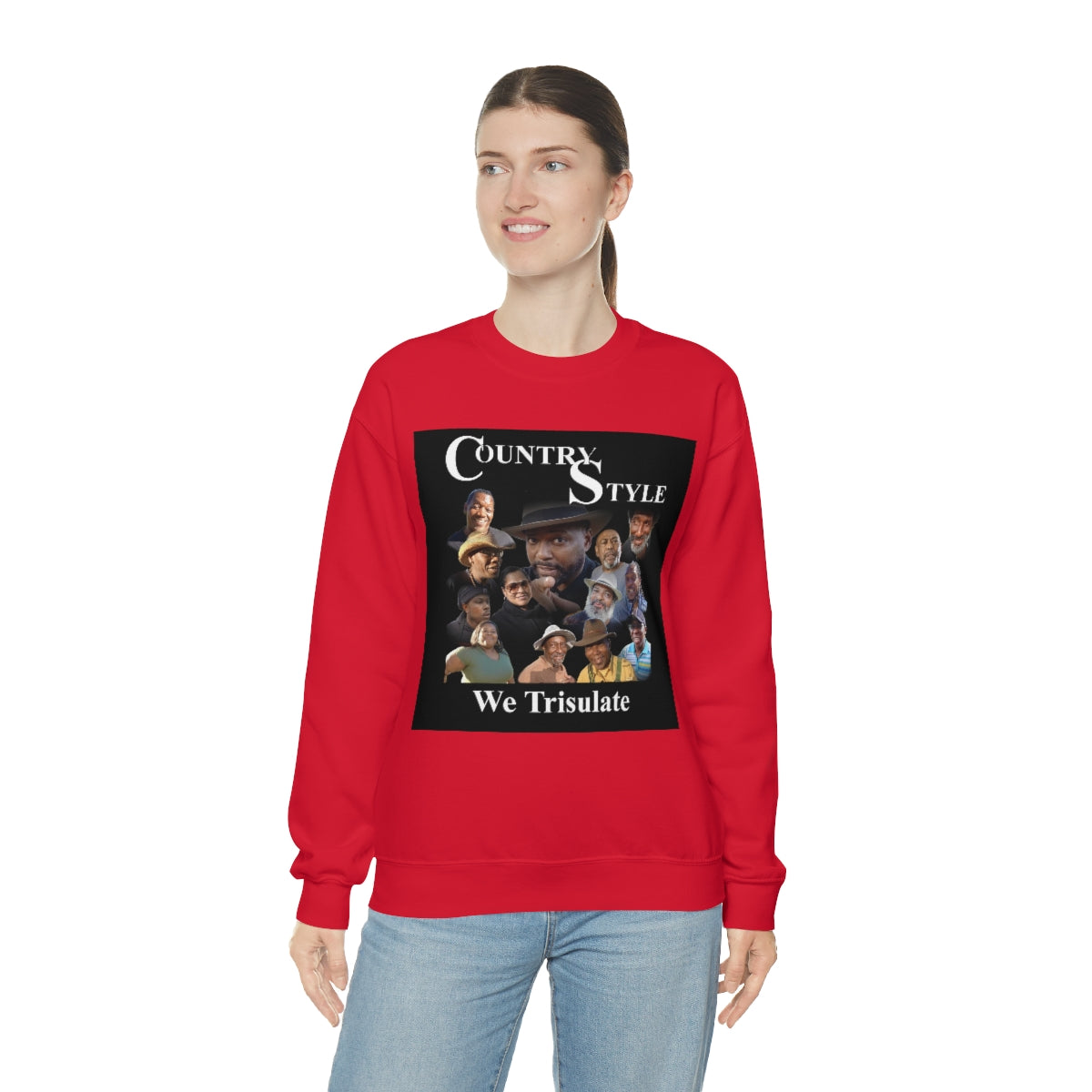 COUNTRY STYLE FAMILY  Unisex Heavy Blend™ Crewneck Sweatshirt