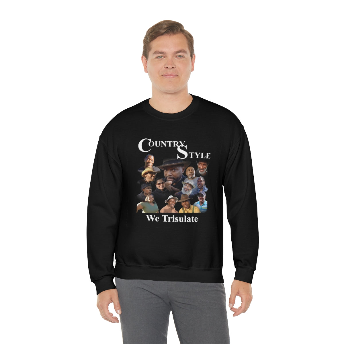 COUNTRY STYLE FAMILY  Unisex Heavy Blend™ Crewneck Sweatshirt