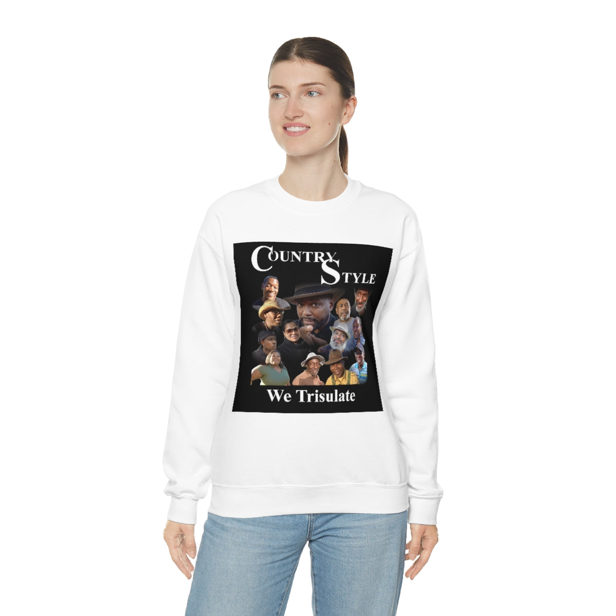 COUNTRY STYLE FAMILY  Unisex Heavy Blend™ Crewneck Sweatshirt