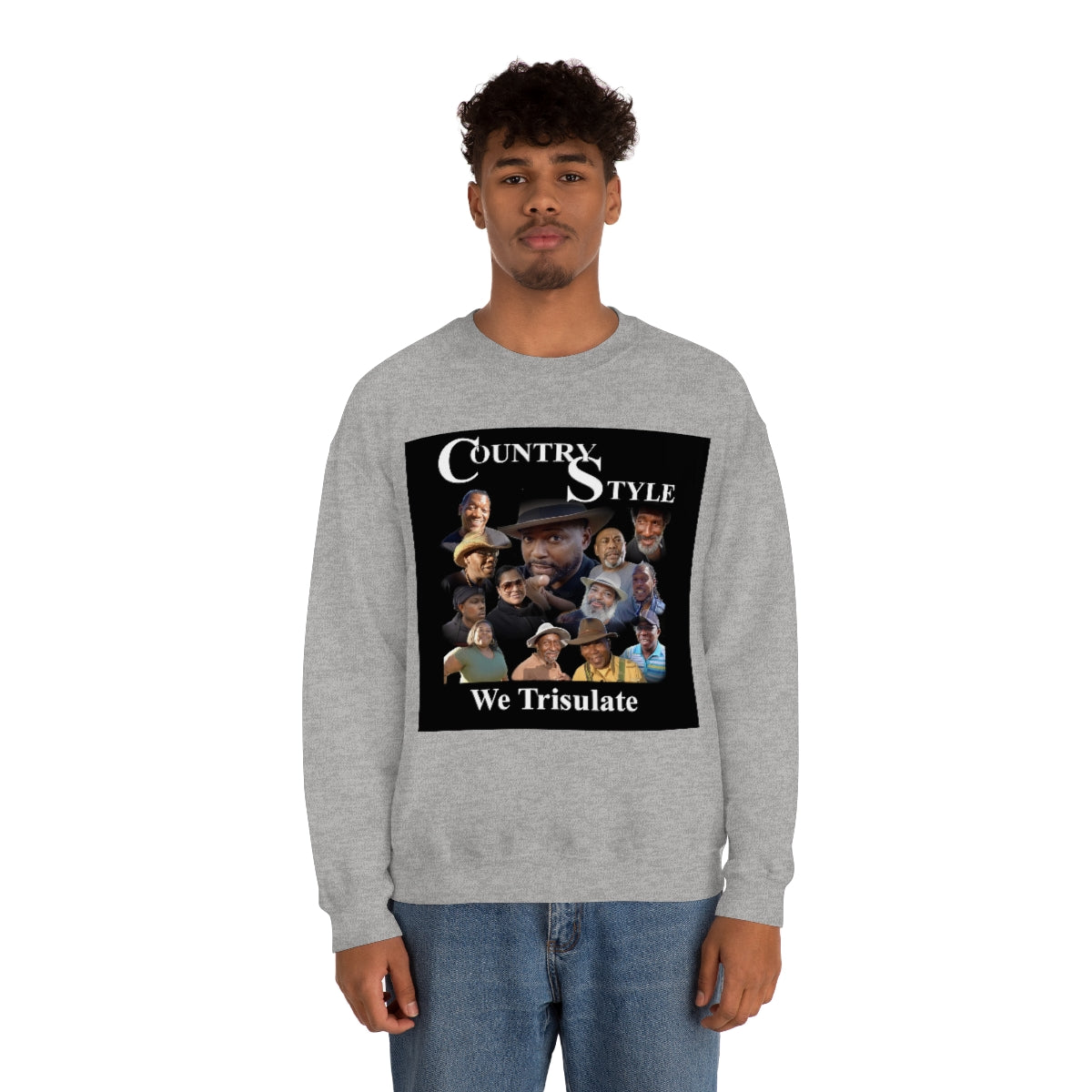 COUNTRY STYLE FAMILY  Unisex Heavy Blend™ Crewneck Sweatshirt