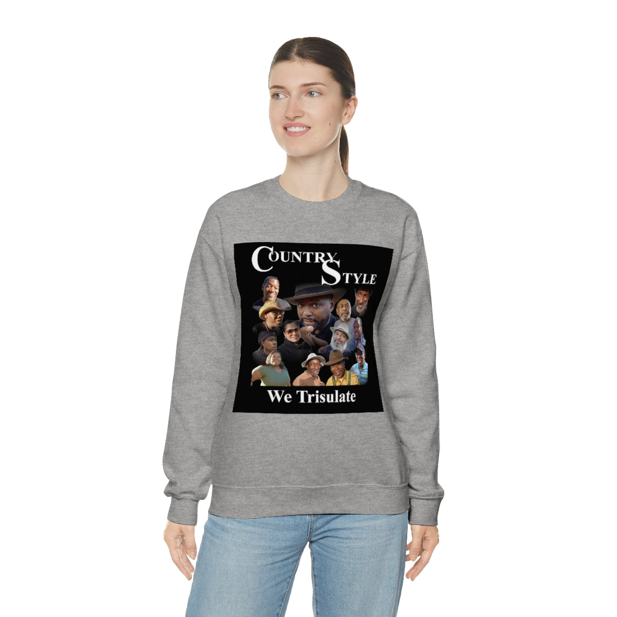 COUNTRY STYLE FAMILY  Unisex Heavy Blend™ Crewneck Sweatshirt