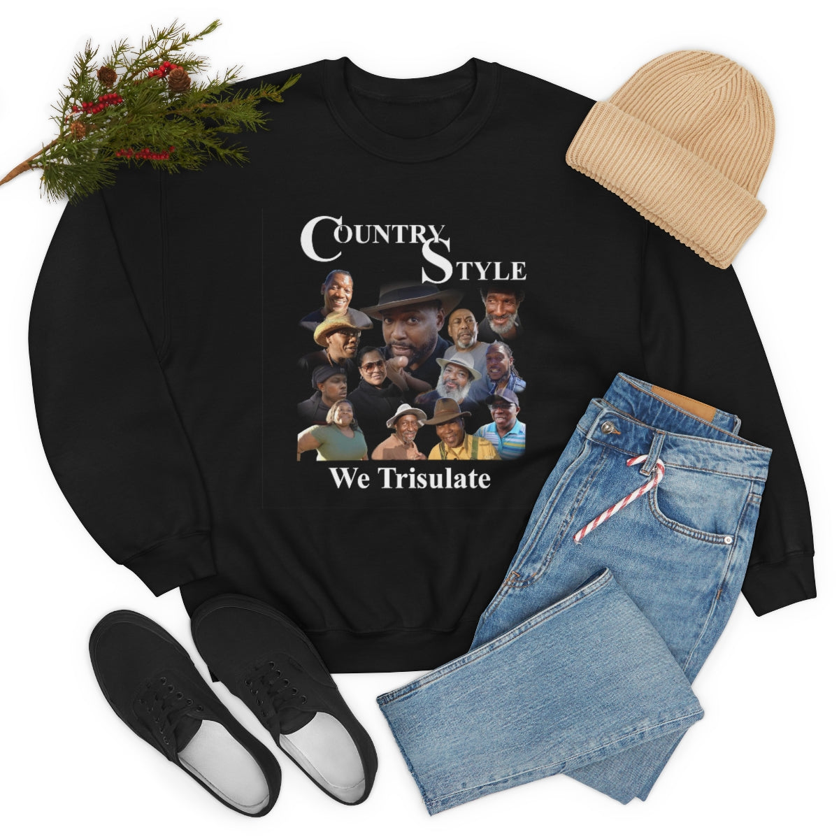 COUNTRY STYLE FAMILY  Unisex Heavy Blend™ Crewneck Sweatshirt