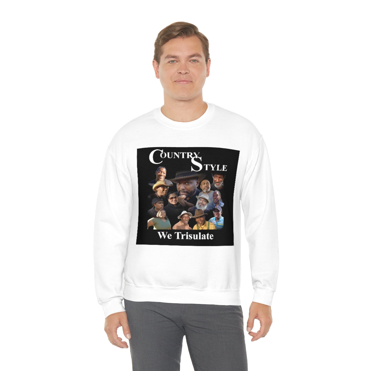 COUNTRY STYLE FAMILY  Unisex Heavy Blend™ Crewneck Sweatshirt