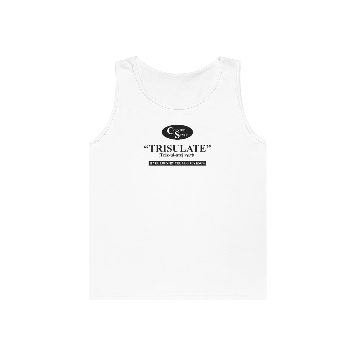 TRISULATE Unisex Heavy Cotton Tank Top